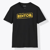 Xpress Your Passion Editor I am T-Shirt Black / S