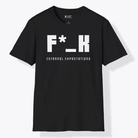 Xpress Your Passion F*_K External Expectations T-Shirt Black / S