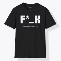 Xpress Your Passion F*_K Procrastinating T-Shirt Black / S