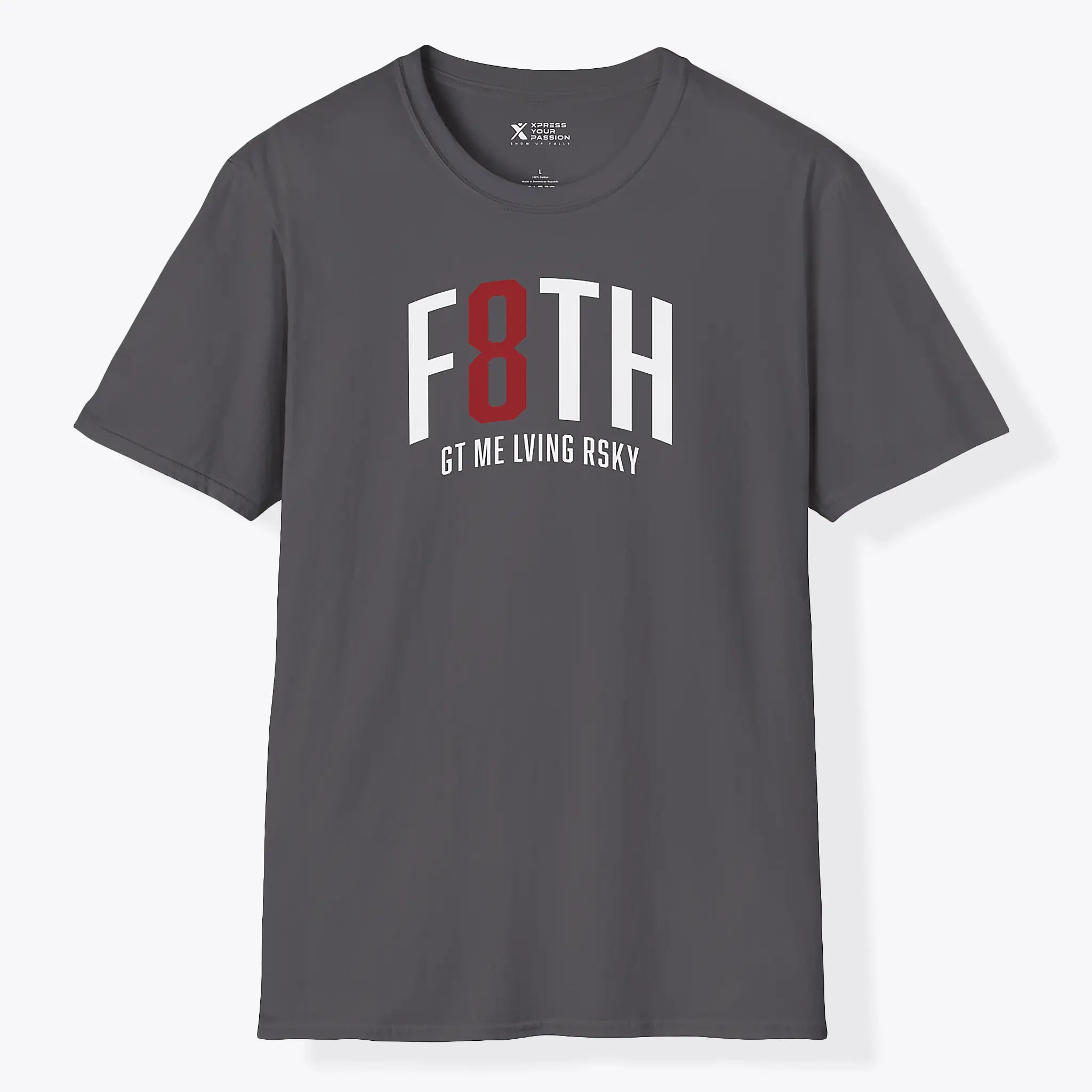 Xpress Your Passion Faith Got Me T-Shirt Charcoal / S