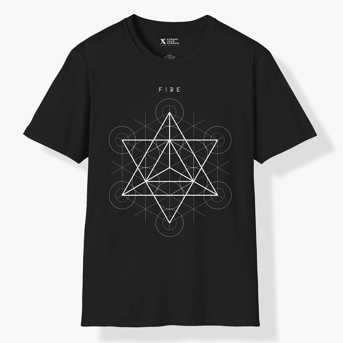 Xpress Your Passion Fire | Divine Proportions T-Shirt Black / S
