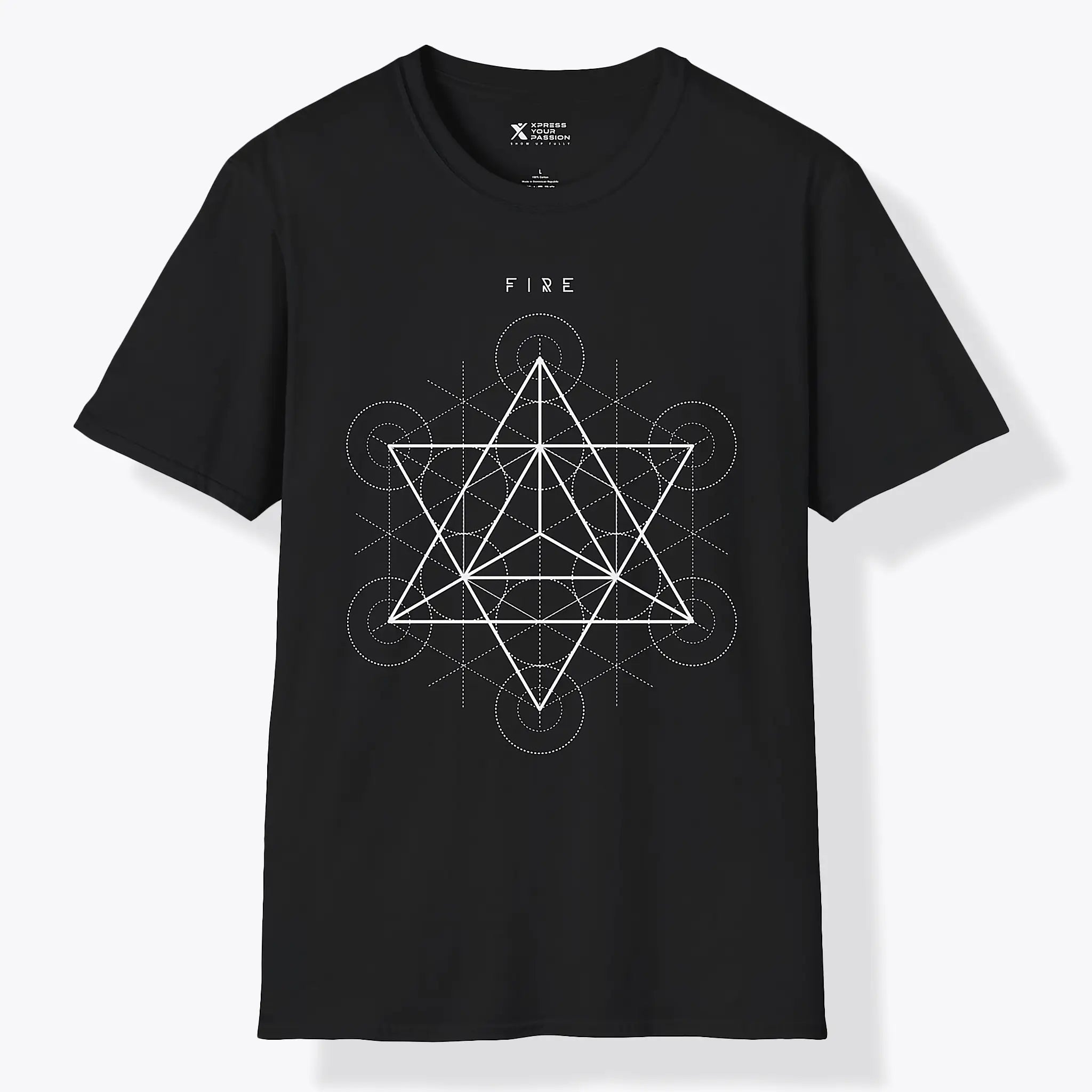 Xpress Your Passion Fire | Divine Proportions T-Shirt Black / S