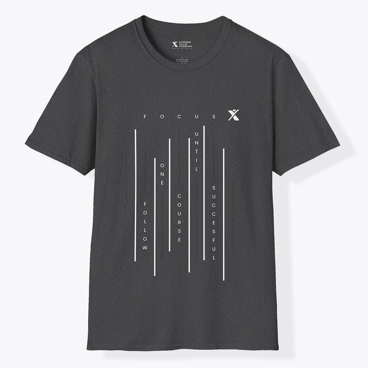 Xpress Your Passion Focus Vertical T-Shirt Dark Heather / S