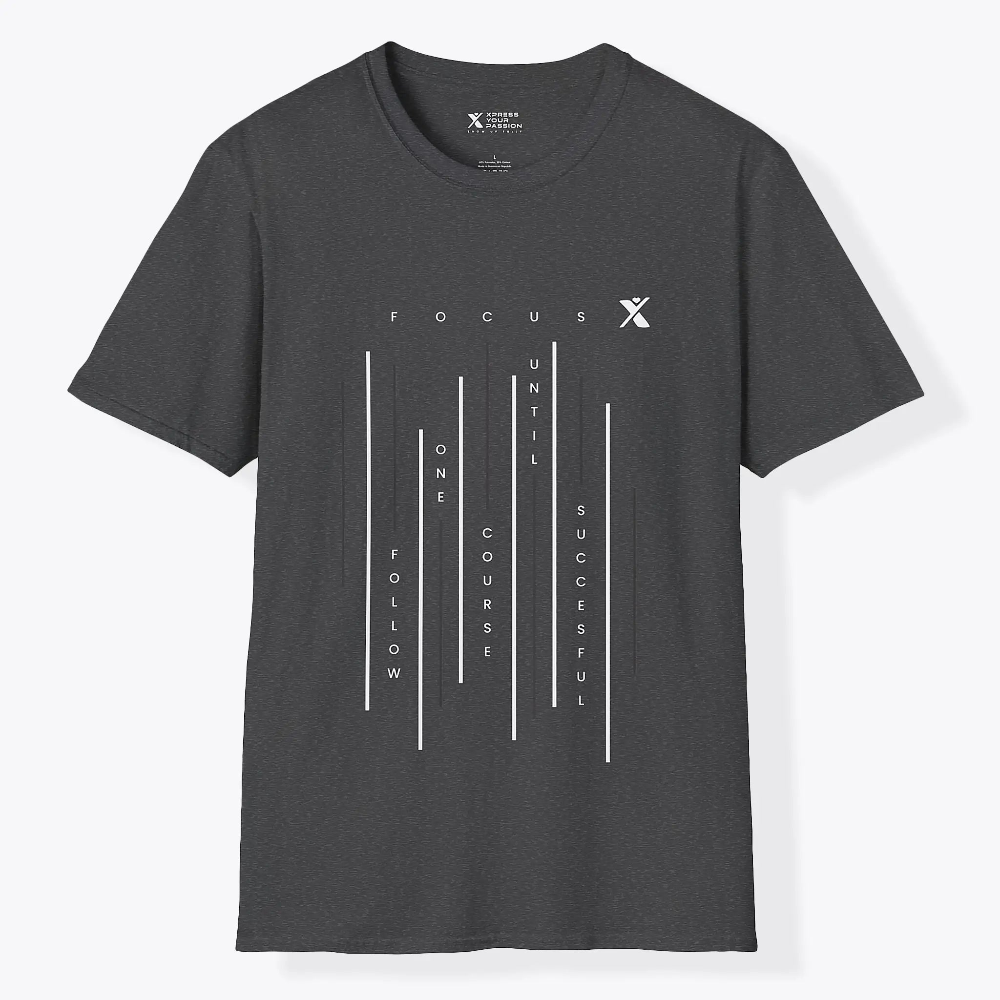 Xpress Your Passion Focus Vertical T-Shirt Dark Heather / S