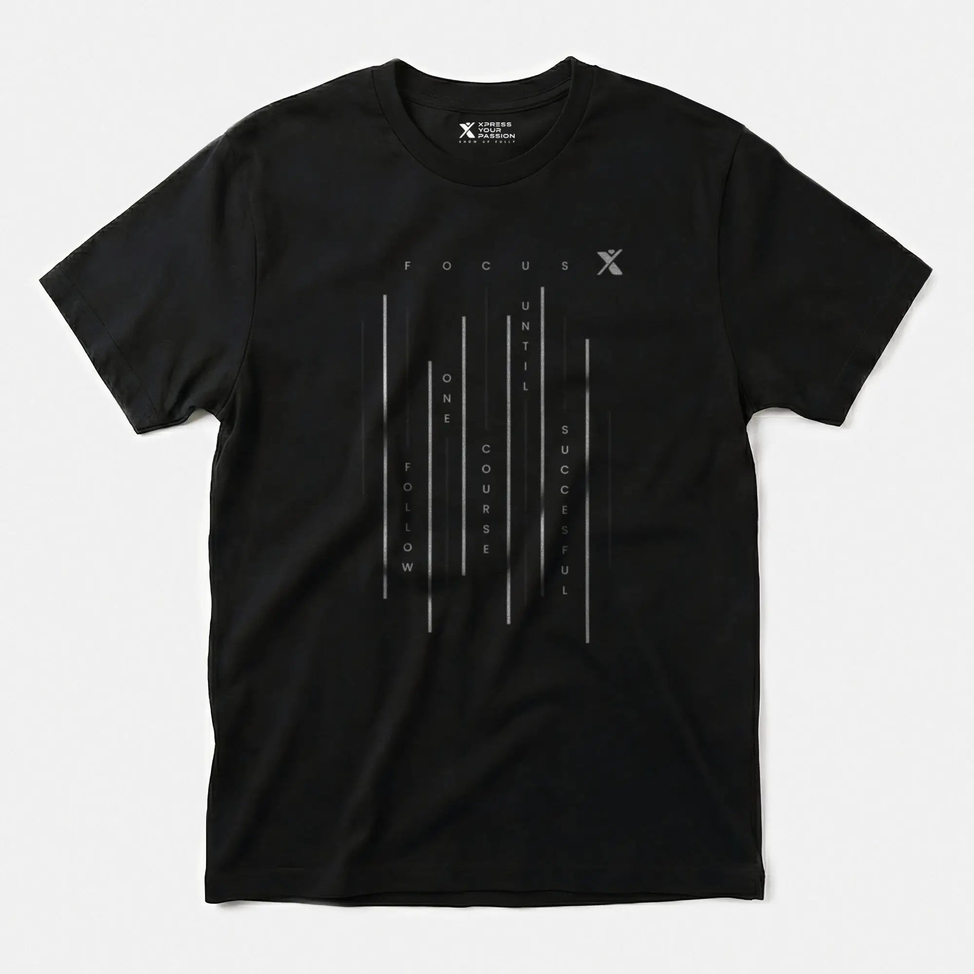 Xpress Your Passion Focus Vertical T-Shirt Black / S