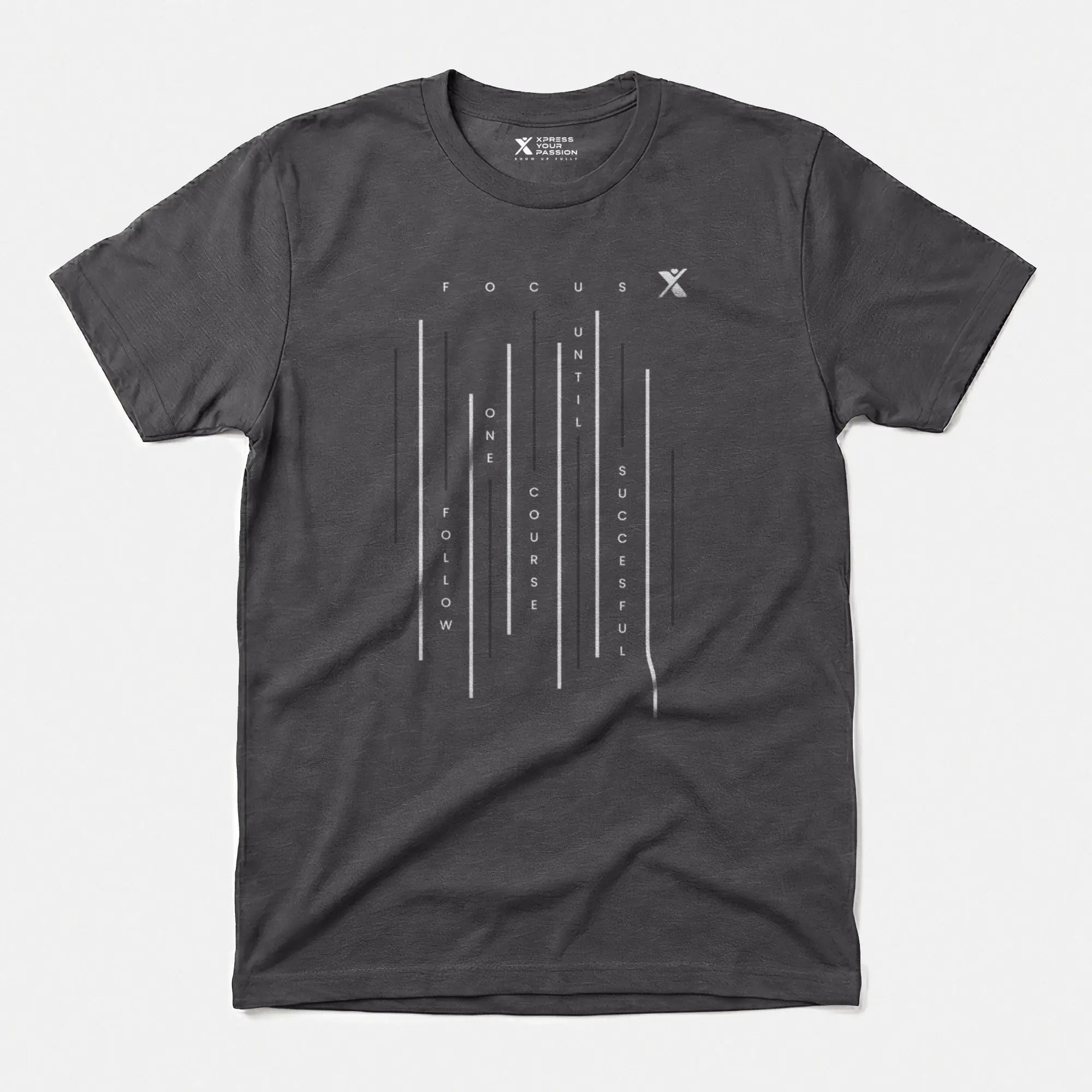 Xpress Your Passion Focus Vertical T-Shirt Charcoal / S