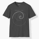 Xpress Your Passion Golden Ratio Circle | Divine Proportions T-Shirt Dark Heather / S