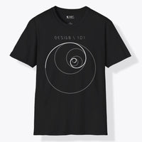Xpress Your Passion Golden Ratio Circle | Divine Proportions T-Shirt Black / S