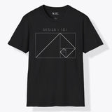 Xpress Your Passion Golden Ratio Rectangle | Divine Proportions T-Shirt Black / S