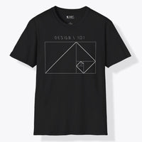 Xpress Your Passion Golden Ratio Rectangle | Divine Proportions T-Shirt Black / S
