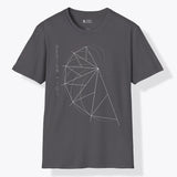 Xpress Your Passion Golden Ratio Spiral | Divine Proportions T-Shirt Charcoal / S