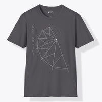 Xpress Your Passion Golden Ratio Spiral | Divine Proportions T-Shirt Charcoal / S