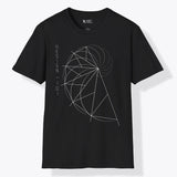 Xpress Your Passion Golden Ratio Spiral | Divine Proportions T-Shirt Black / S