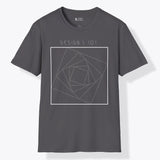 Xpress Your Passion Golden Ratio Square | Divine Proportions T-Shirt Charcoal / S