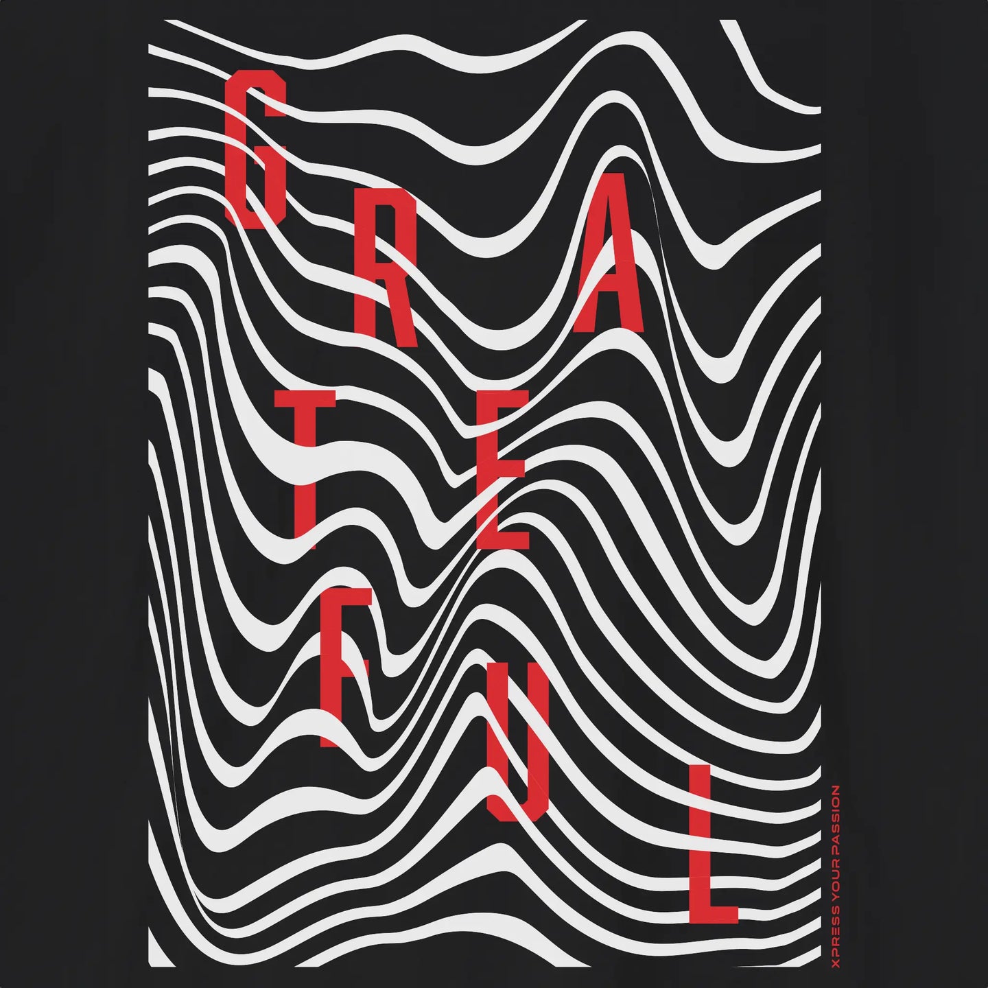 Xpress Your Passion Grateful | Between The Lines T-Shirt