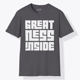 Xpress Your Passion Greatness Inside | Bold T-Shirt Charcoal / S