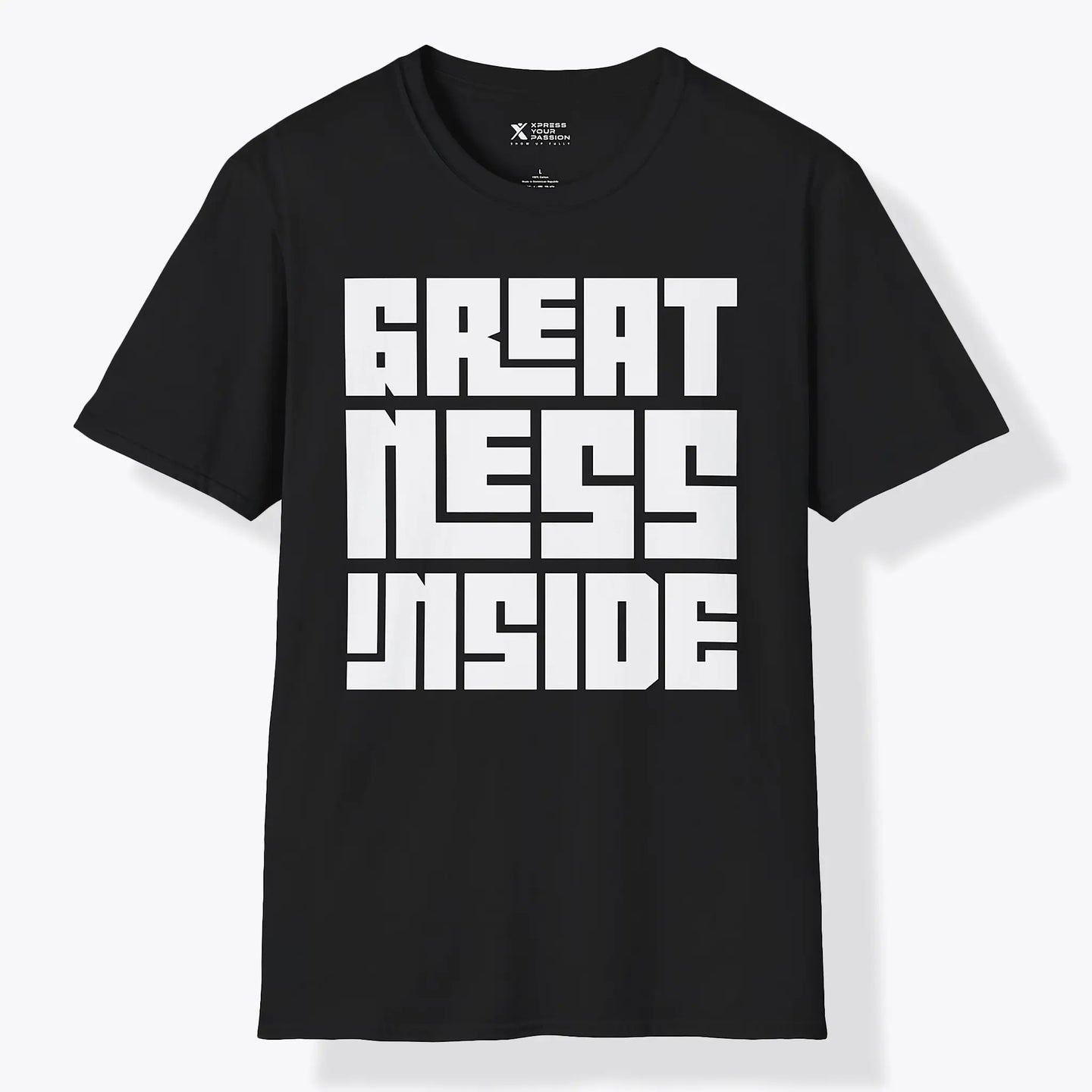 Xpress Your Passion Greatness Inside | Bold T-Shirt Black / S