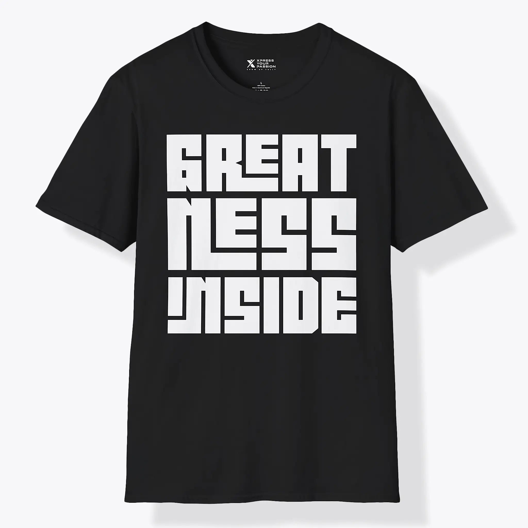 Xpress Your Passion Greatness Inside | Bold T-Shirt Black / S