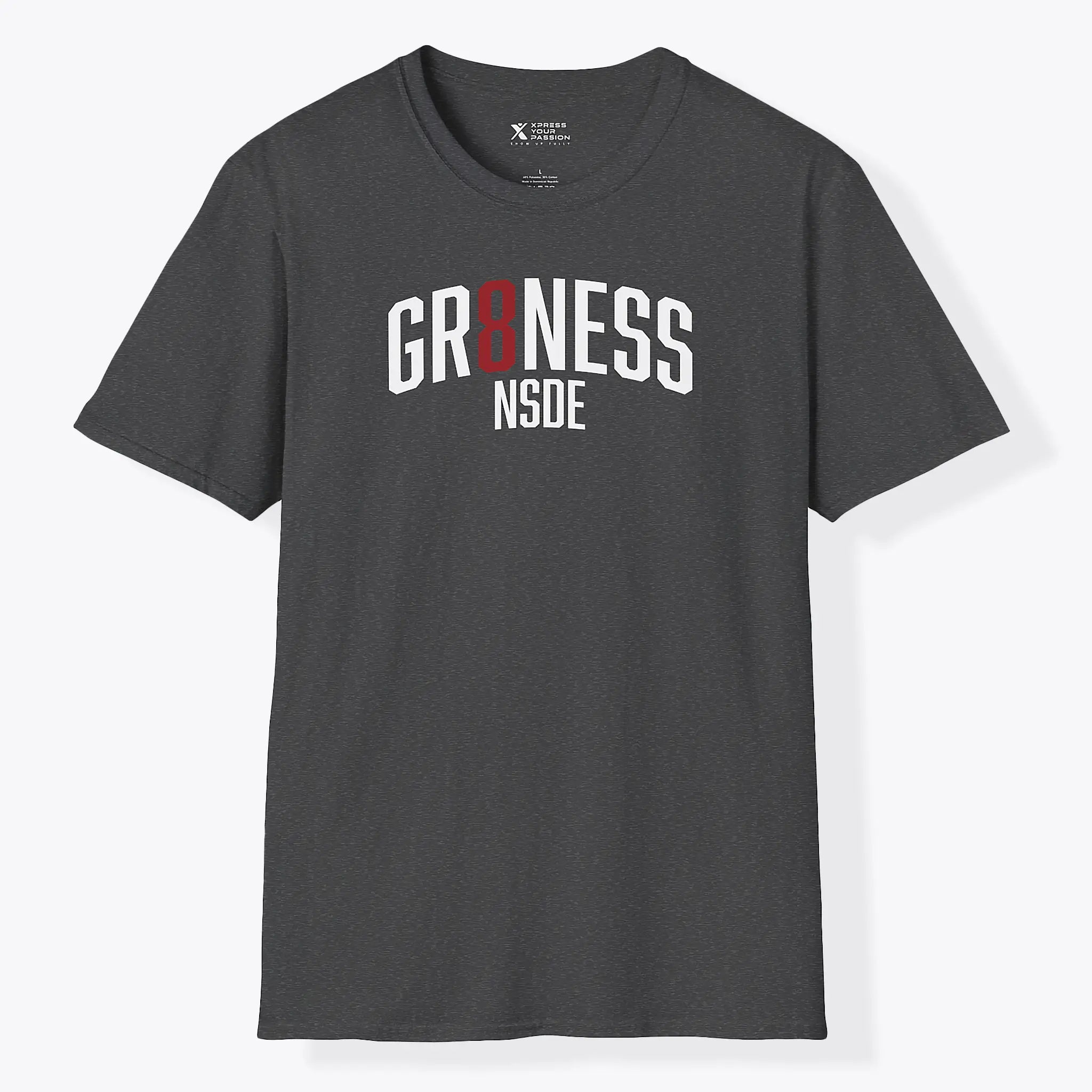 Xpress Your Passion Greatness Inside T-Shirt Dark Heather / S