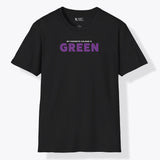 Xpress Your Passion Green Purple T-Shirt Black / S