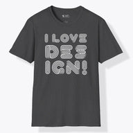 Xpress Your Passion I love Design T-Shirt Dark Heather / S