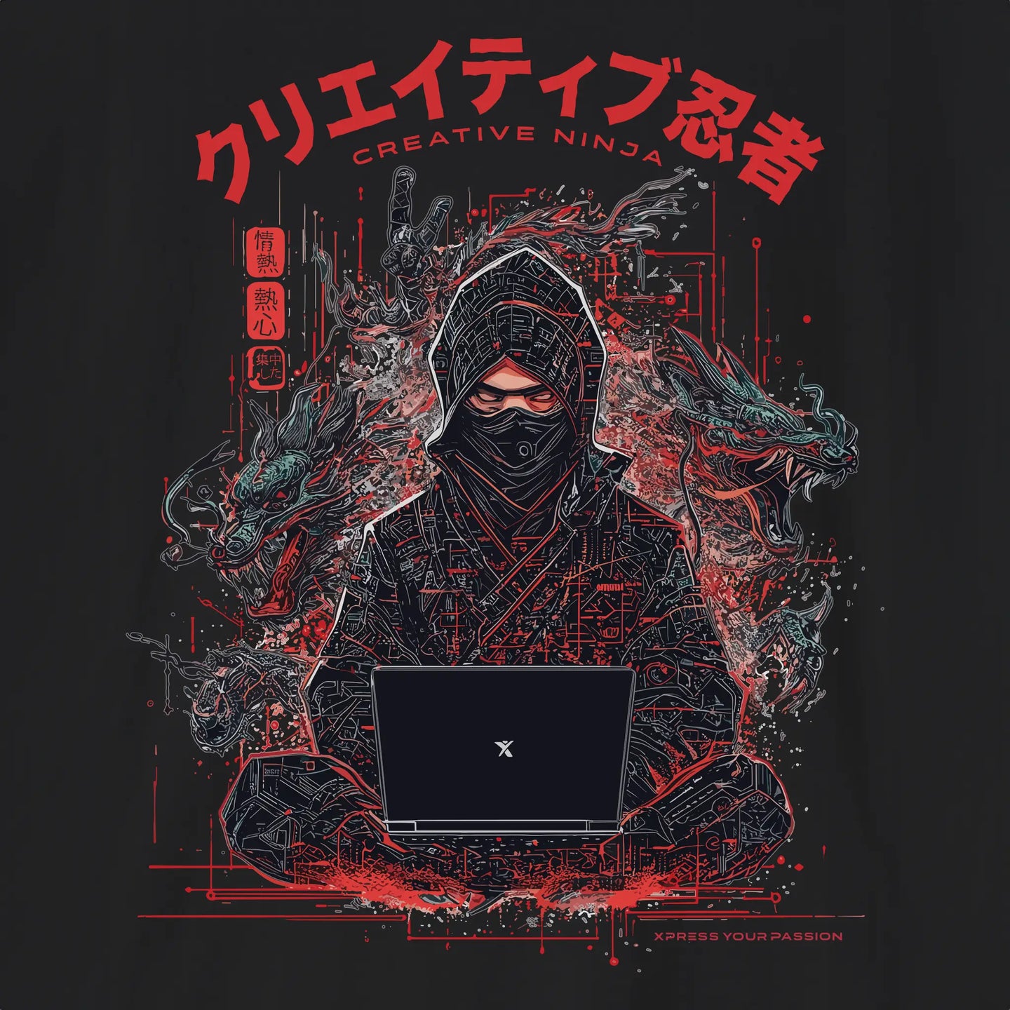 Xpress Your Passion Kazuki | Creative Ninja T-Shirt