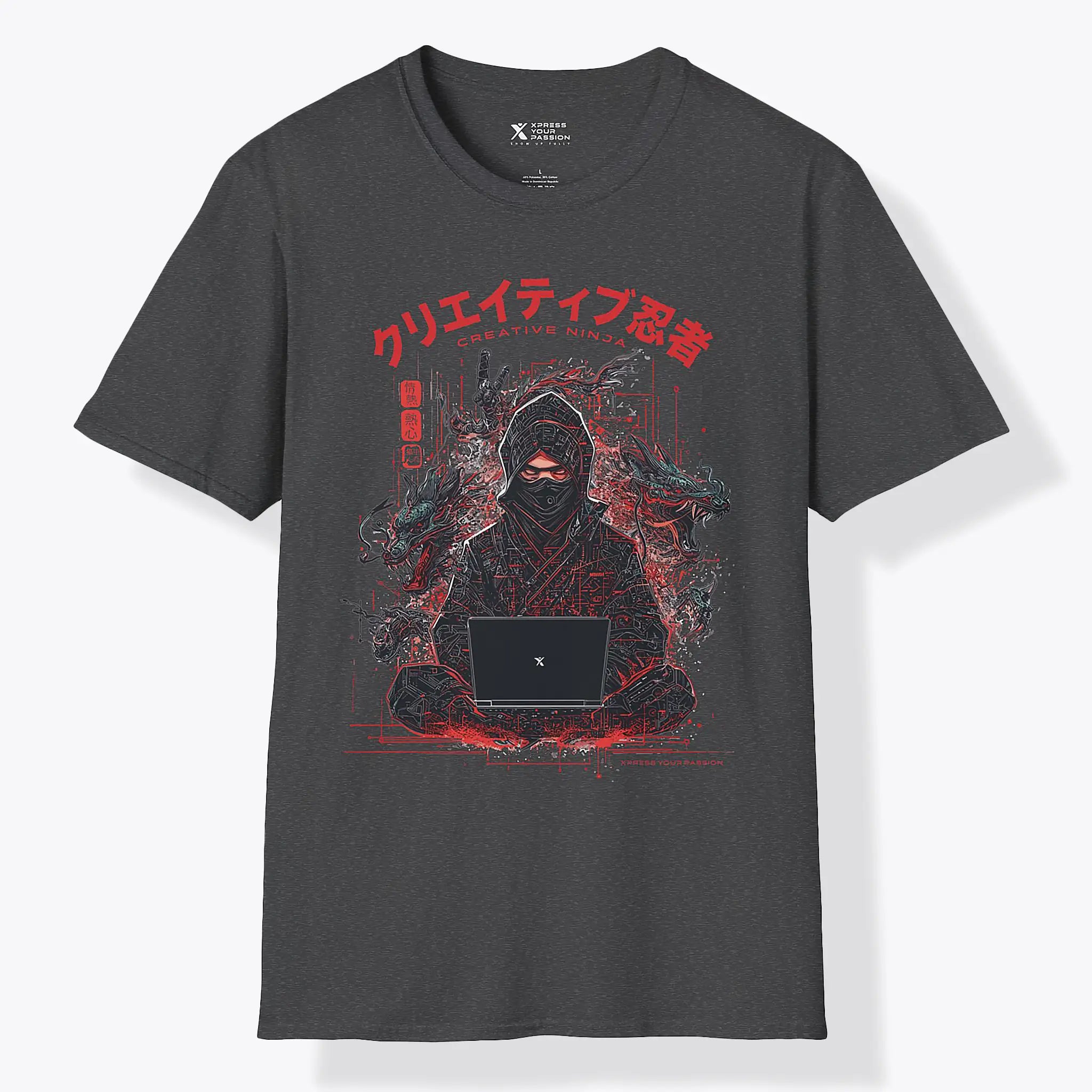 Xpress Your Passion Kazuki | Creative Ninja T-Shirt Dark Heather / S
