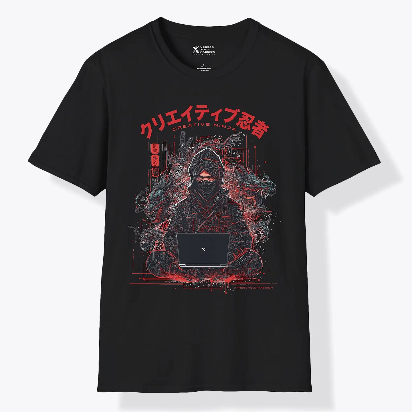 Xpress Your Passion Kazuki | Creative Ninja T-Shirt Black / S