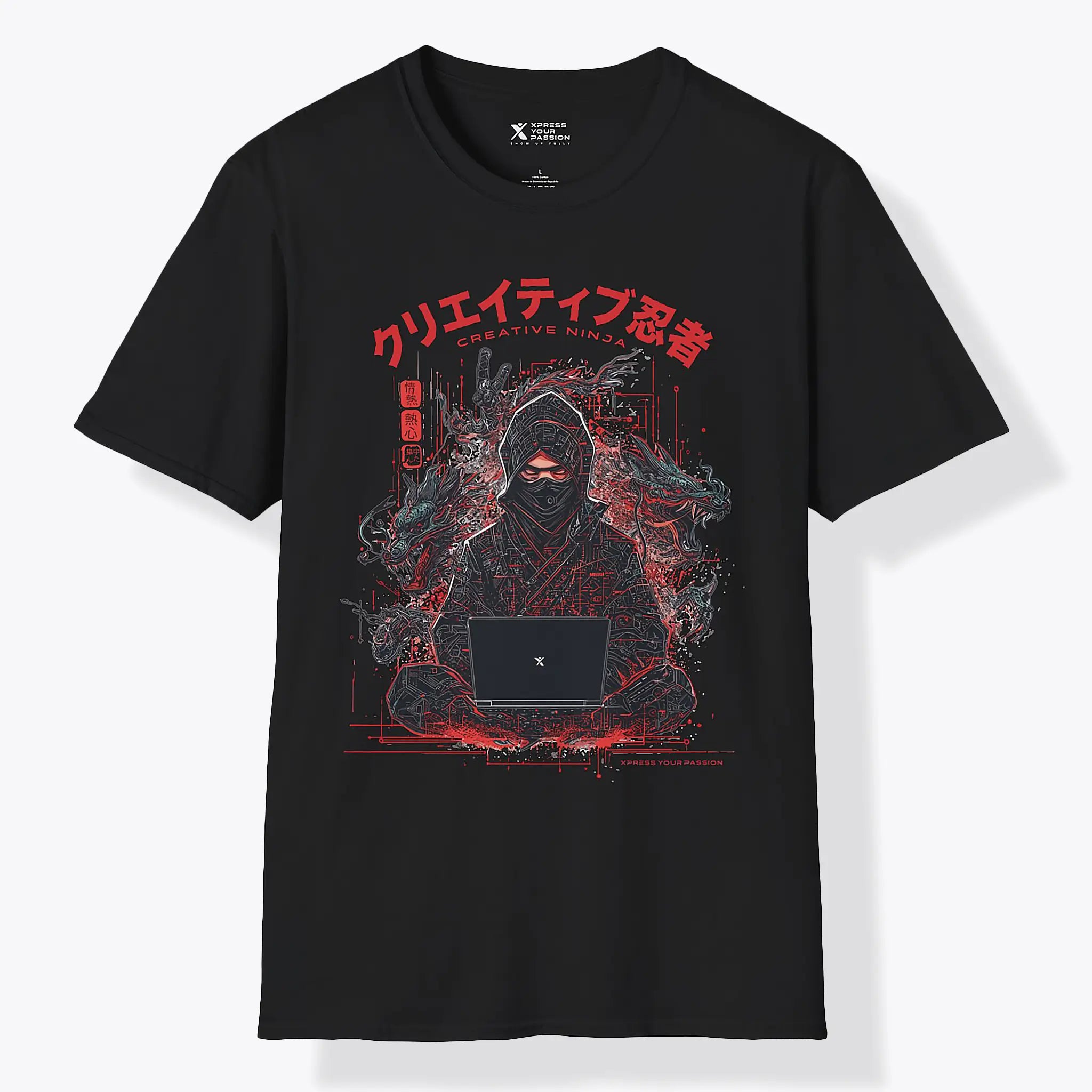 Xpress Your Passion Kazuki | Creative Ninja T-Shirt Black / S