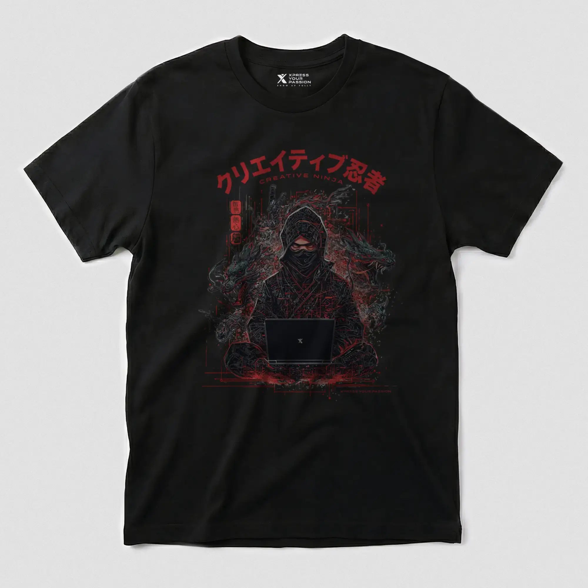 Xpress Your Passion Kazuki | Creative Ninja T-Shirt Black / S