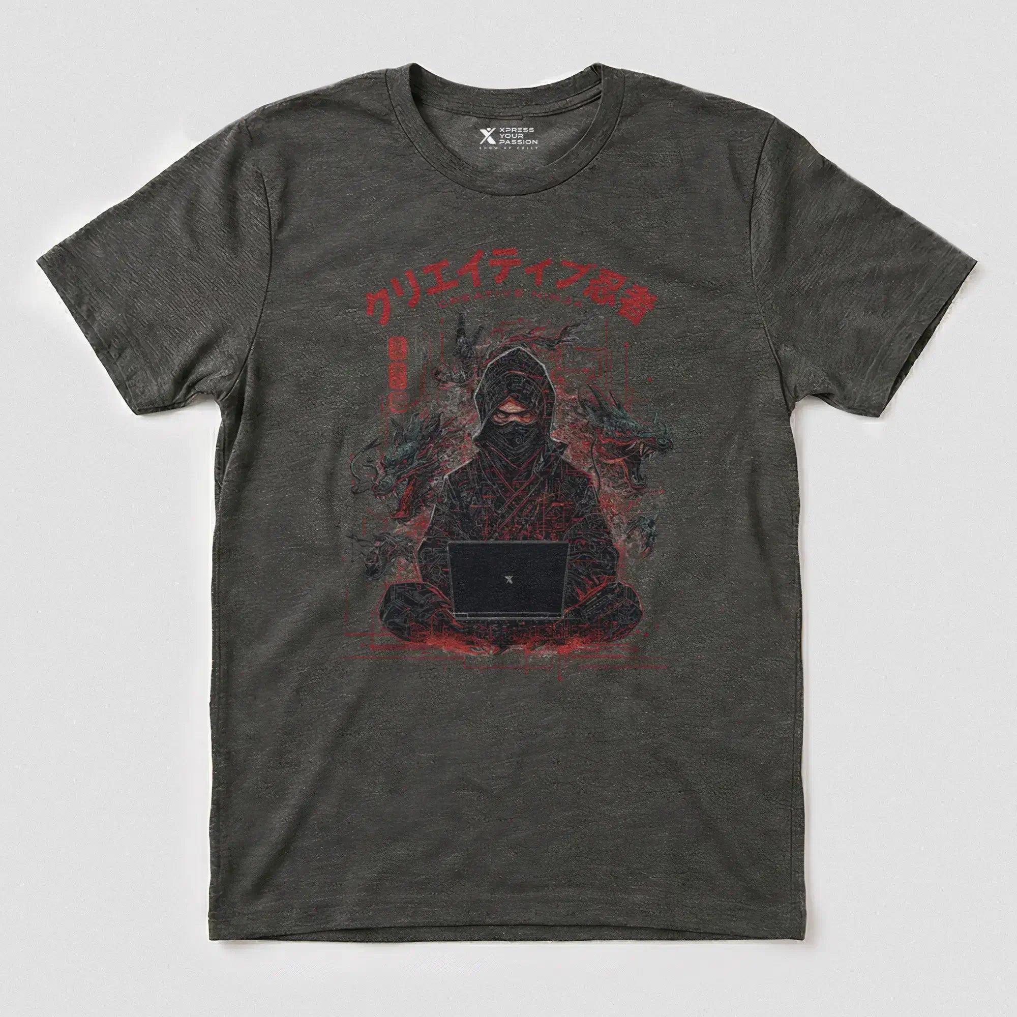 Xpress Your Passion Kazuki | Creative Ninja T-Shirt Dark Heather / S