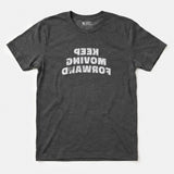 Xpress Your Passion Keep Moving Forward T-Shirt Dark Heather / S