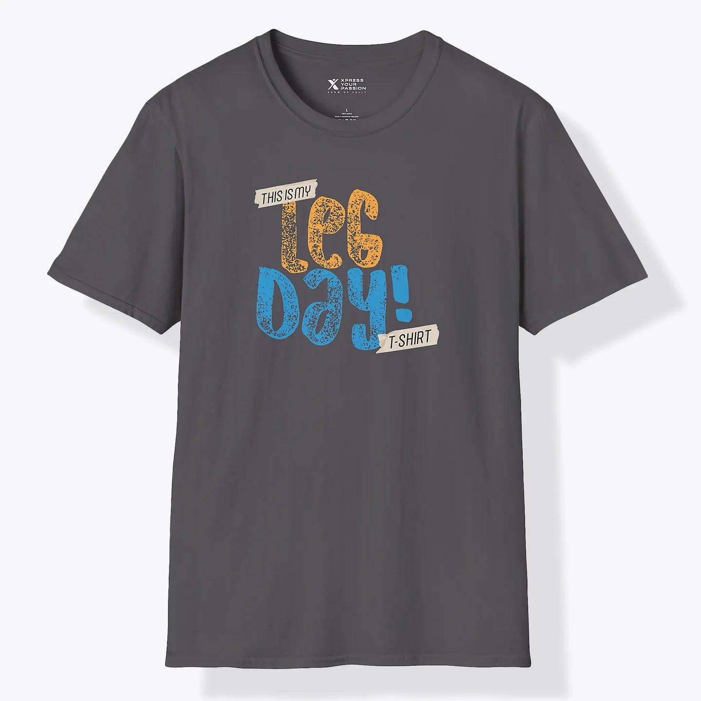 Xpress Your Passion Leg Day T-Shirt Charcoal / S
