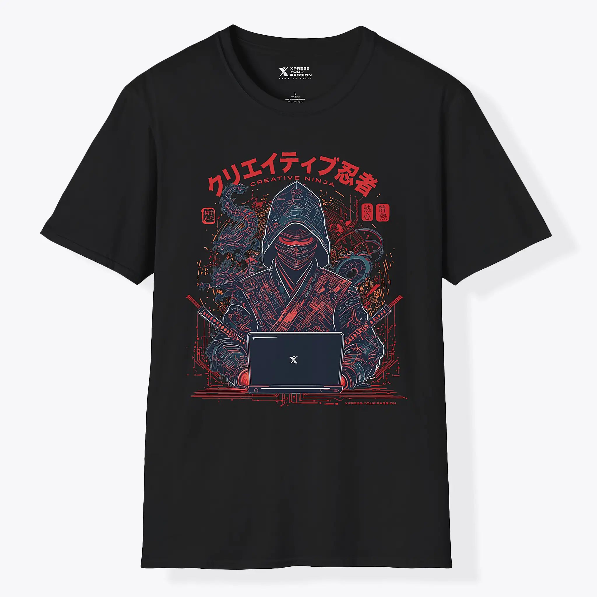 Xpress Your Passion Masashi | Creative Ninja T-Shirt Black / S