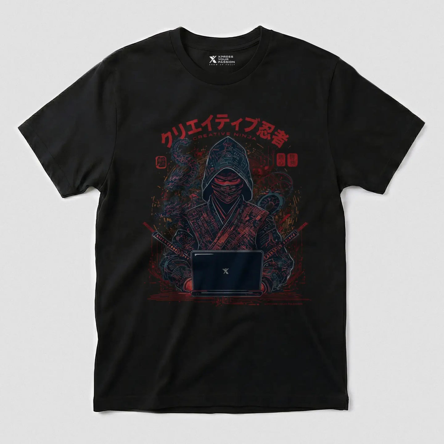 Xpress Your Passion Masashi | Creative Ninja T-Shirt Black / S