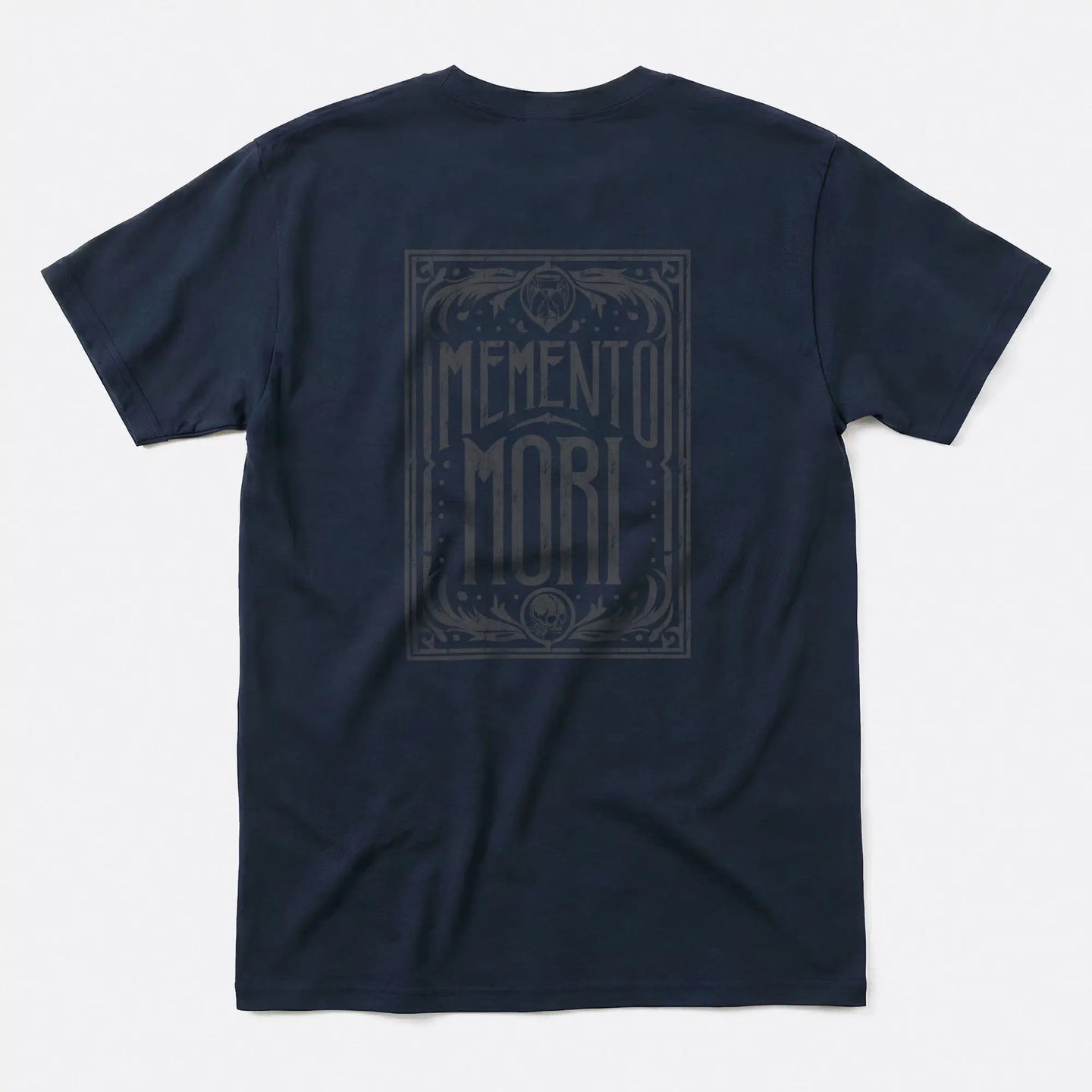 Xpress Your Passion Memento Mori T-Shirt Navy / S