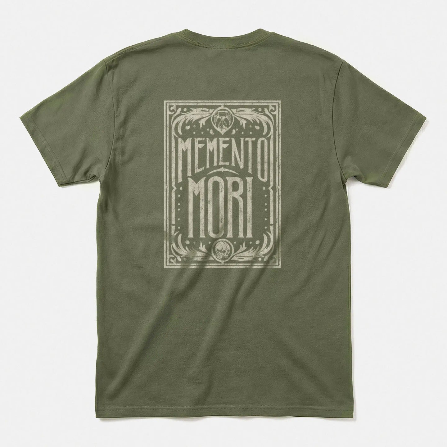 Xpress Your Passion Memento Mori T-Shirt Military Green / S