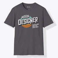 Xpress Your Passion Motion Designer Super-power T-Shirt Charcoal / S