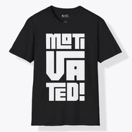 Xpress Your Passion Motivated | Bold T-Shirt Black / S