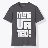 Xpress Your Passion Motivated | Bold T-Shirt Charcoal / S