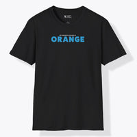 Xpress Your Passion Orange Blue T-Shirt Black / S