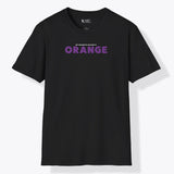 Xpress Your Passion Orange Purple T-Shirt Black / S
