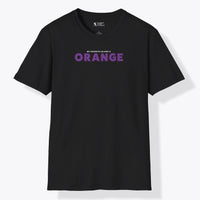 Xpress Your Passion Orange Purple T-Shirt Black / S