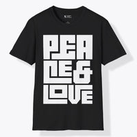 Xpress Your Passion Peace & Love | Bold T-Shirt Black / S