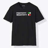 Xpress Your Passion Positivity On T-Shirt Black / S