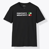 Xpress Your Passion Positivity On T-Shirt Black / S