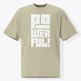 Xpress Your Passion Powerful | Bold (Oversized Boxy) T-shirt Faded Eucalyptus / S