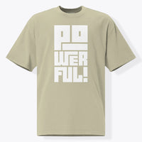 Xpress Your Passion Powerful | Bold (Oversized Boxy) T-shirt Faded Eucalyptus / S