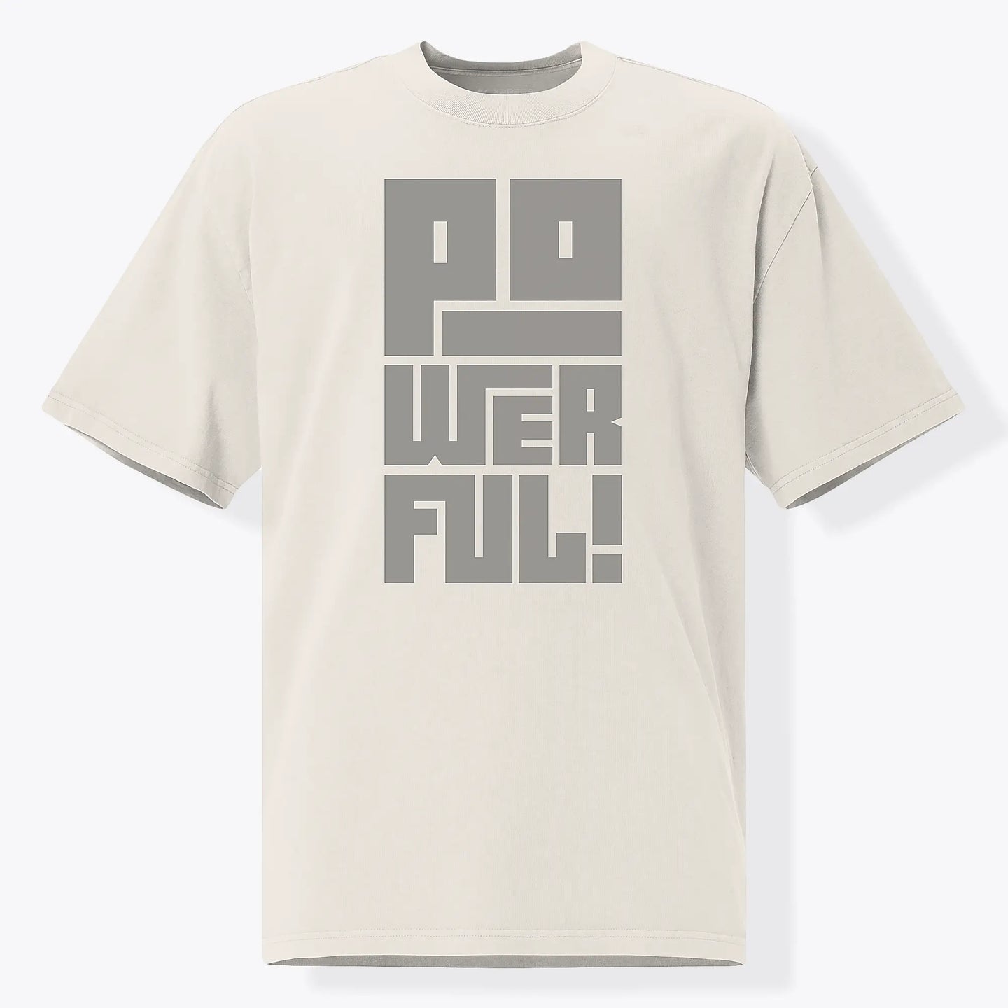 Xpress Your Passion Powerful | Bold (Oversized Boxy) T-shirt Faded Bone / S