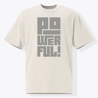 Xpress Your Passion Powerful | Bold (Oversized Boxy) T-shirt Faded Bone / S